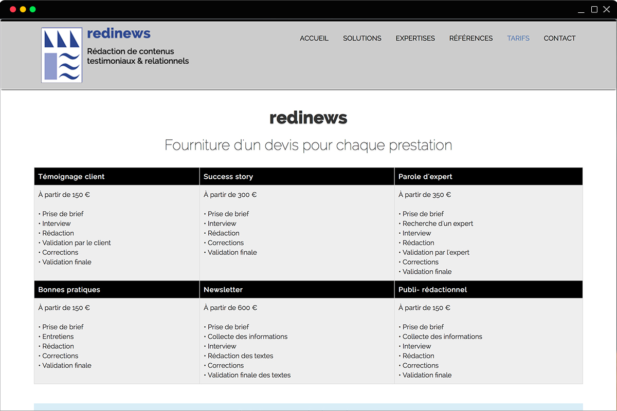 création site web Aude